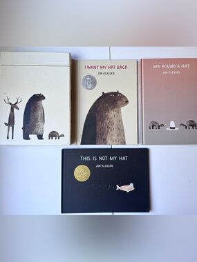 Jon Klassen Hat Box - 3 Books And Keepsake Box